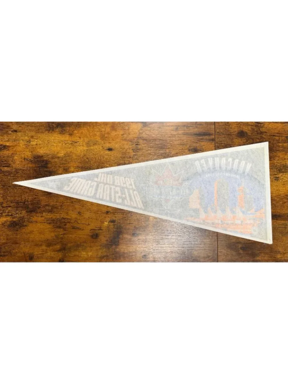 Vintage NHL 1998 All Star Game Vancouver Canucks Hockey Pennant
